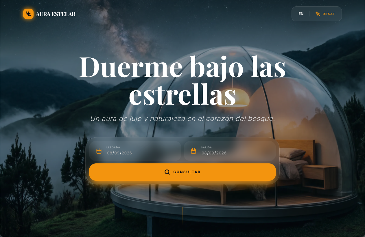 Aura Estelar Luxury Glamping Platform