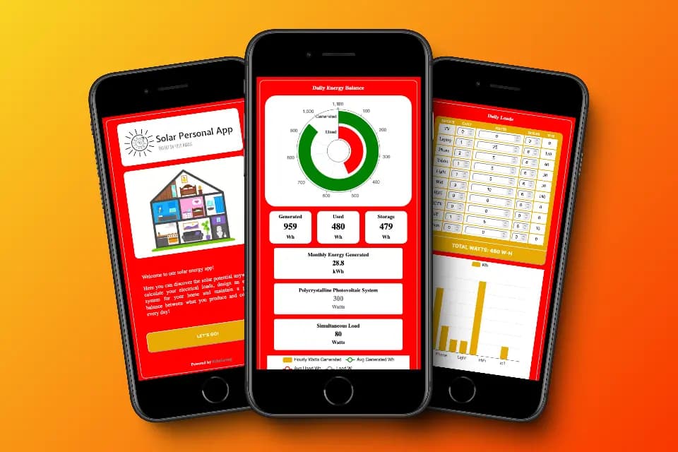 Solar Personal App en Vivo